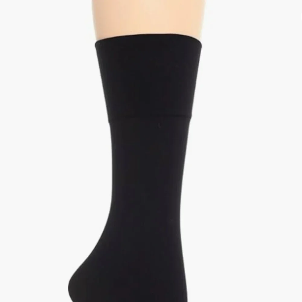 HUE Women's Second Skin Sock U17116 O/S Black 7494